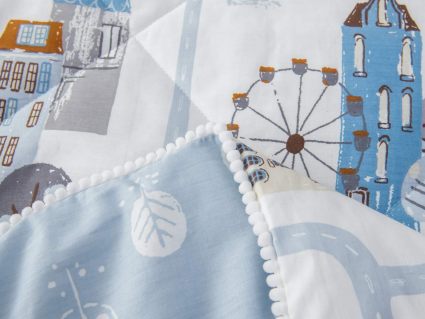 Комплект постельного белья Софи де Марко Город Эмбер с одеялом 1,5-спальный