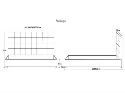 Кровать Димакс Нордо Альбус 140х200