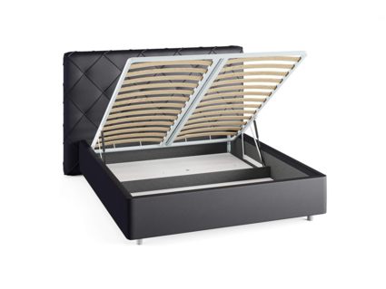 Кровать Сонум Manhattan Вельвет Латте (с подъемным механизмом) 80х200