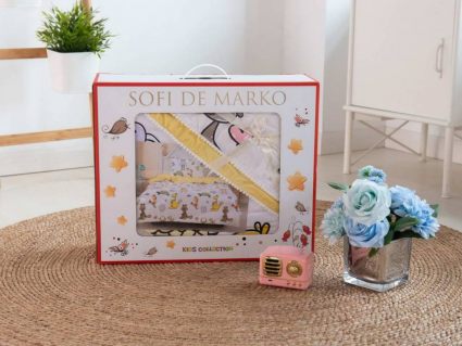 Комплект постельного белья Софи де Марко Полетели (белый) с одеялом 1,5-спальный