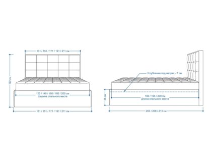 Кровать Lonax Адель велюр Dolly-1 (с подъемным механизмом) 180х190