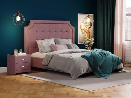 Кровать Сонум Elysium Экокожа Коричневый (с подъемным механизмом) 140х200