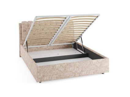 Кровать Сонум Olivia Экокожа Белая (с подъемным механизмом) 90х190