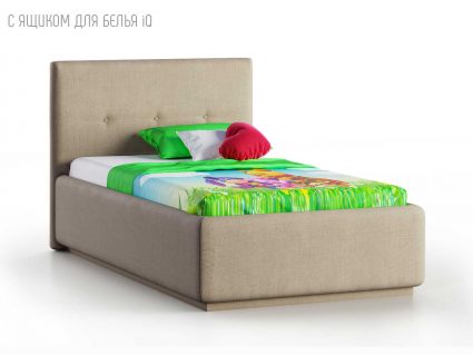 Кровать Nuvola Bianco Bravo cream (с подъемным механизмом) 90х190