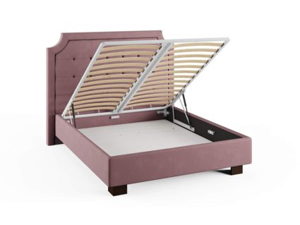 Кровать Сонум Elysium Экокожа Коричневый (с подъемным механизмом) 140х200