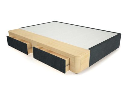 Кровать Mr.Mattress Site Box велюр Grey 275