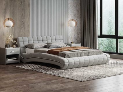 Кровать Сонум Milano Кашемир Латте 140х190