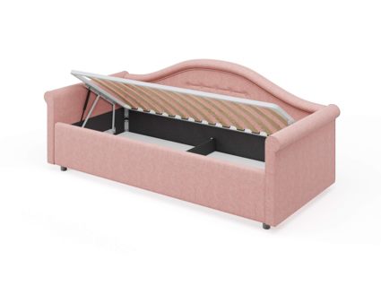 Кровать Сонум Maria Экокожа Белая (с подъемным механизмом) 80х200