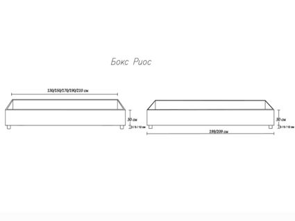 Кровать Димакс Риос Альбус с подъемным механизмом 180х200