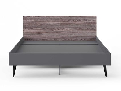 Кровать Сонум Ines Ясень анкор + серый 80х200