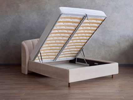 Кровать Сонум Valencia Кашемир Латте (с подъемным механизмом) 90х200