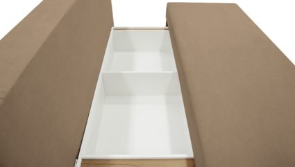 Диван Фиеста Мебель Джелонг Лайт велюр Vivaldi 20 коричневый Длина 200 см