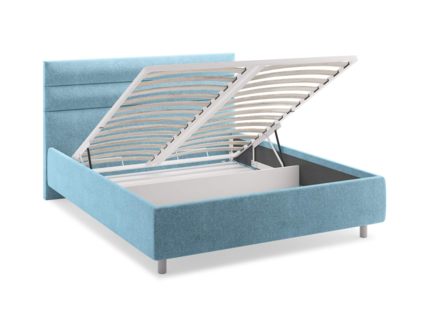 Кровать Сонум Linda Рогожка Графит (с подъемным механизмом) 180х190