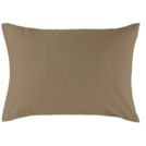 Наволочка Primavelle из однотонного сатина на молнии (шоколад) 70х70