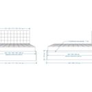 Кровать Lonax Аврора велюр Dolly-2 (с подъемным механизмом) 120х190