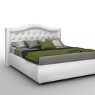 Кровать Sleeptek Premier 6 Экокожа White (с подъемным механизмом) 140х190