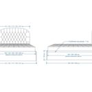 Кровать Lonax Венеция велюр Dolly-3 (с подъемным механизмом) 200х190